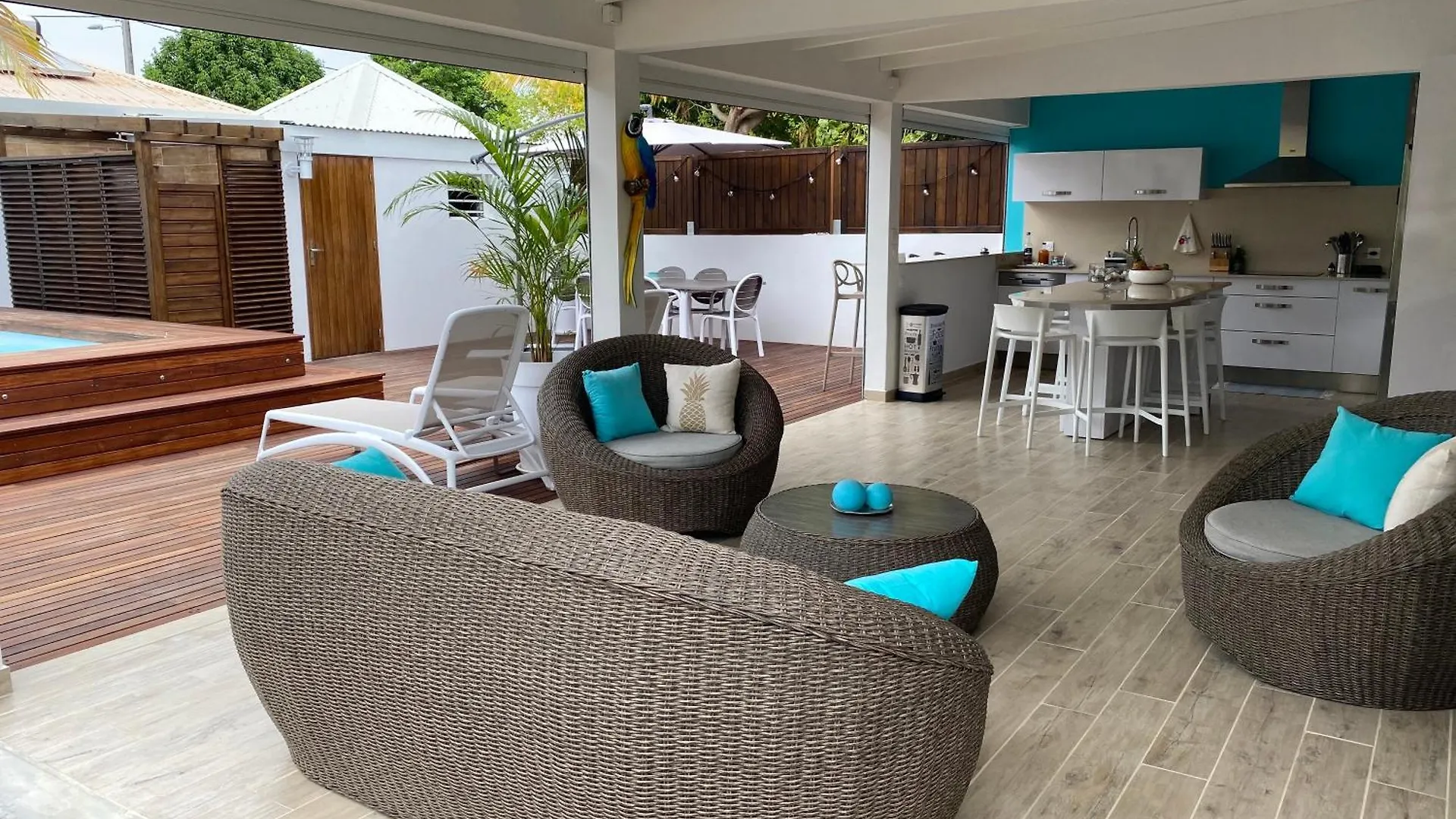 Villa Bleue Des Sables Hypercentre Marina Plage Saint-Francois  Γουαδελούπη